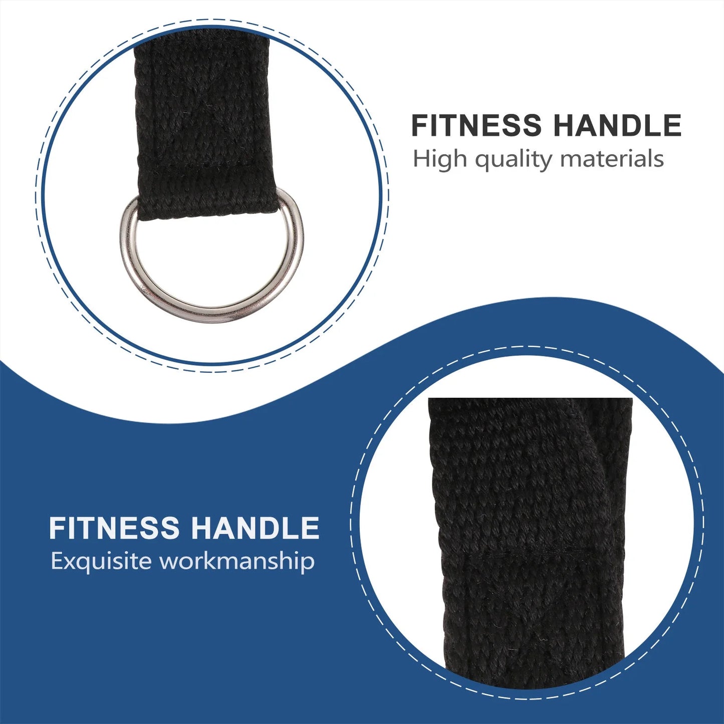 2 Pcs Dot Rubber Handle Exercise Equipment Handles Lightweight