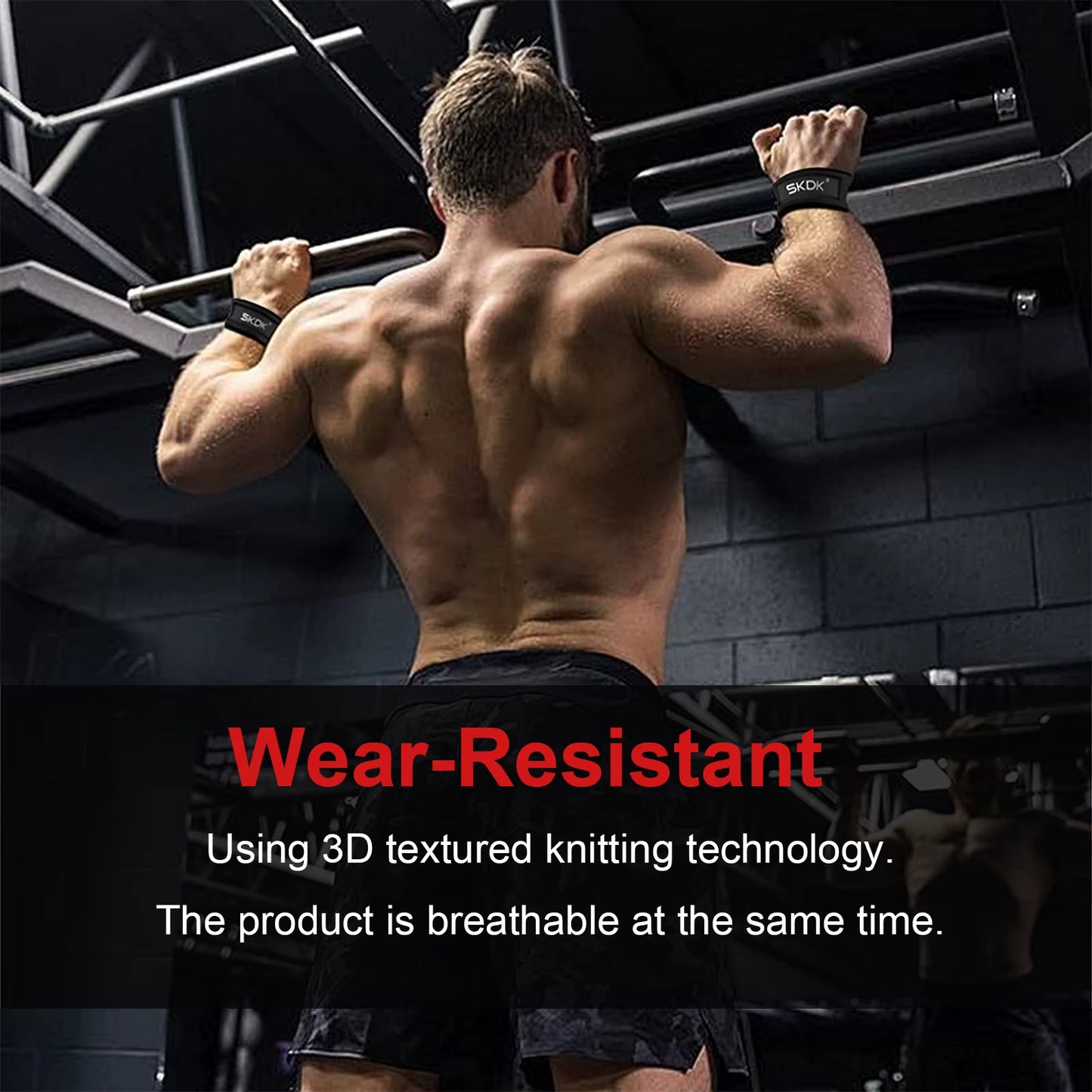2PC/4PC/3PAIR Weightlifting Straps Anti-Slip Silicone Lifting Wrist Straps Strength Training Deadlifts Crossfit Hand Grips Wrist