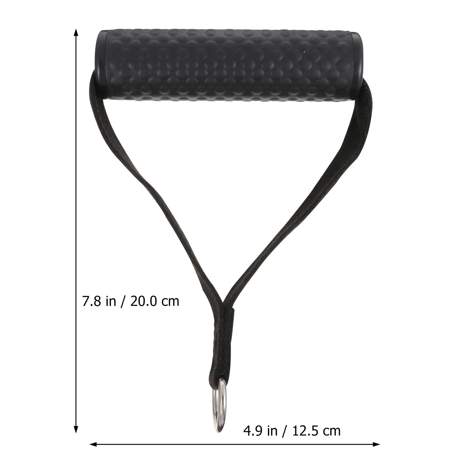 2 Pcs Dot Rubber Handle Exercise Equipment Handles Lightweight