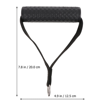 2 Pcs Dot Rubber Handle Exercise Equipment Handles Lightweight