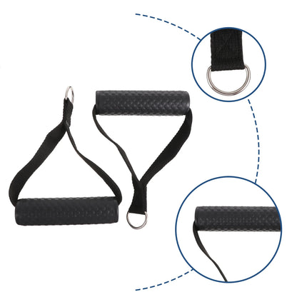 2 Pcs Dot Rubber Handle Exercise Equipment Handles Lightweight