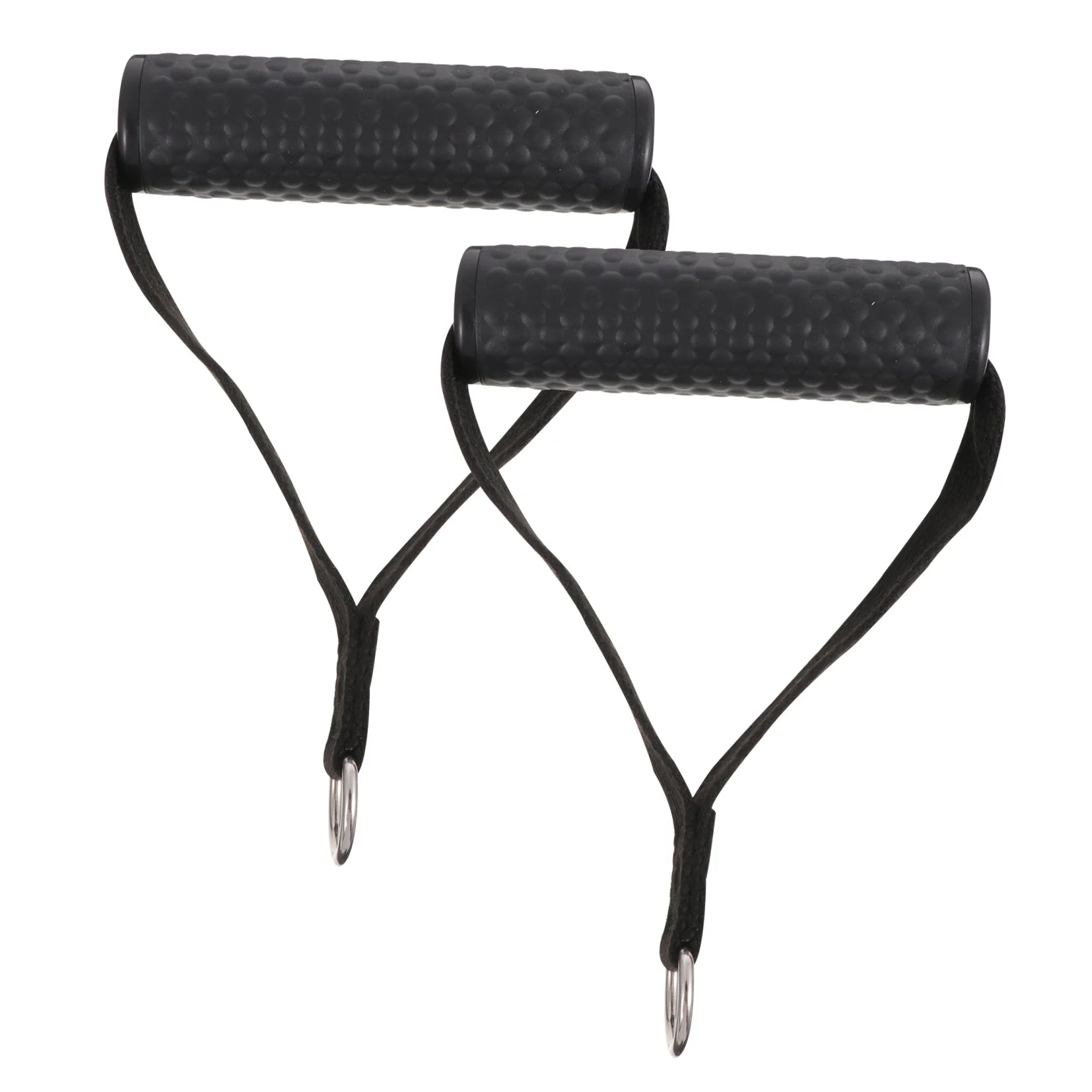 2 Pcs Dot Rubber Handle Exercise Equipment Handles Lightweight